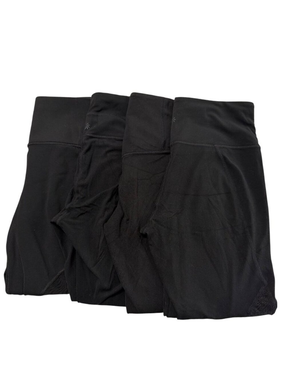 Athleta Womens Black Cropped Leggings Bundle Medium